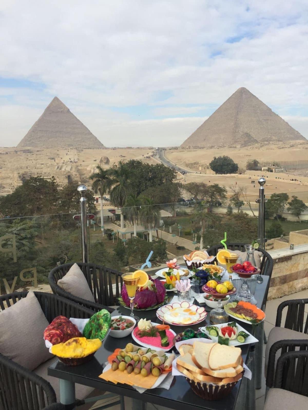 Steps In Pyramids View Hotel Kafrat al Jabal Exterior photo